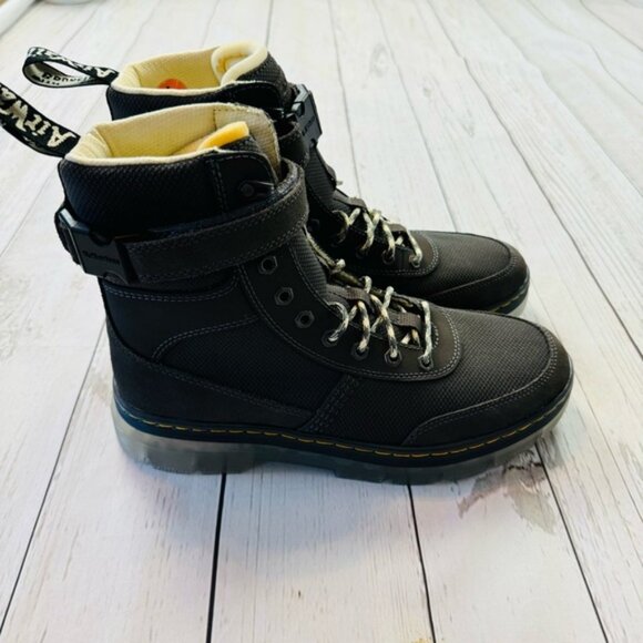 Dr Martens Combs Tech Gray Boots - Picture 5 of 6